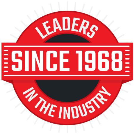 Trust Badge "Leaders in the Industry Since 1968"